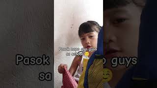 Pasok napo ako sa school ☺️ #allaboutmomme #mumpysgoodlife #minivlog #funny #kidsvideo