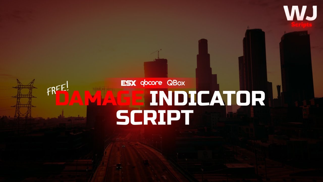 FREE Damage Indicator for FiveM (ESX / QBCore) - YouTube