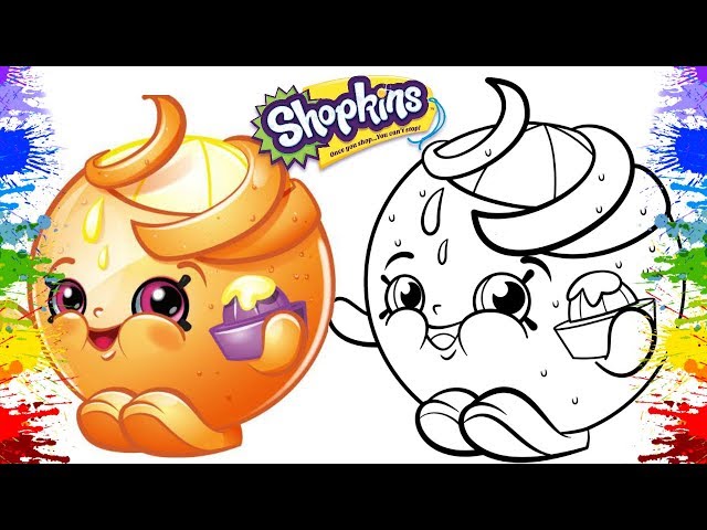 Pintura Jogos de Pintar Shopkins Desenhos animados Video infantil Jogos  meninas crianças Kids Show 