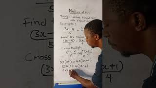 Simple Equations with brackets and fractions