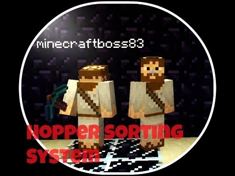 Item Sorter Hoppers (Minecraft)