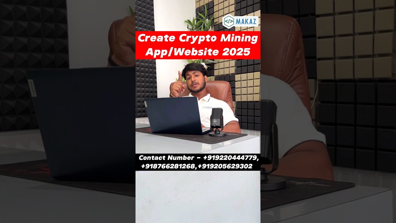How To Create Crypto Mining Website | Create Crypto Mining App | Make Own Crypto Mining | Free /2025