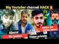Abuse for justice🤦 || techno banda channel hack || Black Flag army video private || killer ff angry