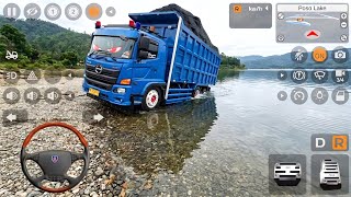 Hino Dump Truck Game Transporting Sand From the Lake | Bus Simulator Indonesia Mod screenshot 5