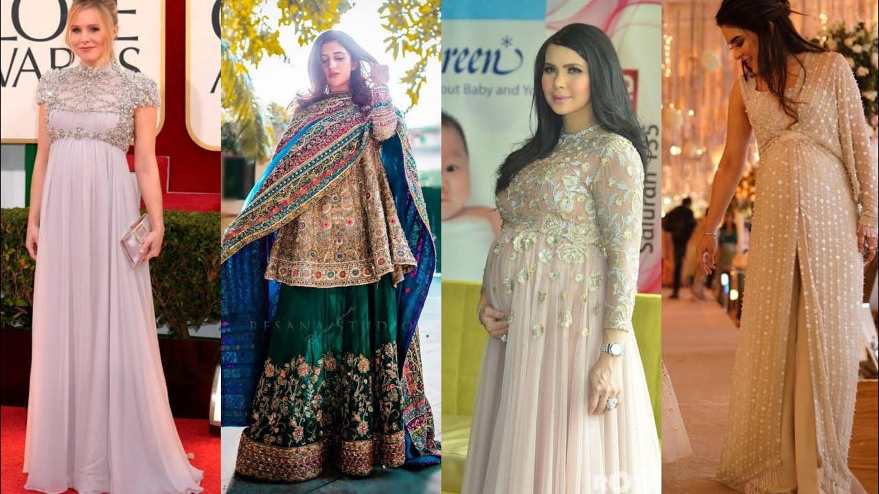 pregnant lady partywear outfits/comfortable dresses