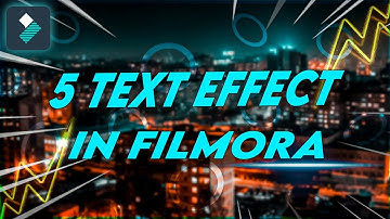 5 Easy TEXT/TITLE Animations in Filmora Tutorial | HINDI