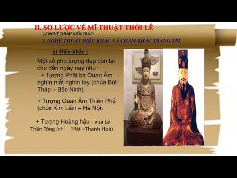 Mỹ thuật 8: Sơ lược về mỹ thuật thời Lê
