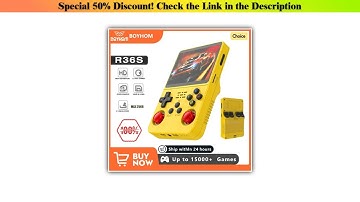 Editor’s Choice Open Source R36S Retro Handheld Video Game Console Linux System 3.5 Inch IPS Screen