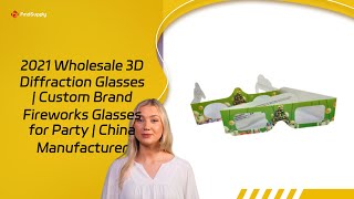 2021 Wholesale 3D Diffraction Glasses | Custom Brand Fireworks Glasses for Party | China Manufacture