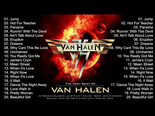 Best of Van Halen- Van Halen Greatest Hits Full Album 2022 class=