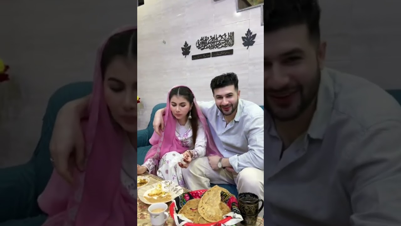 suka kali jaanu makan makanan pakistan #akashellahi #elvyaabdullah