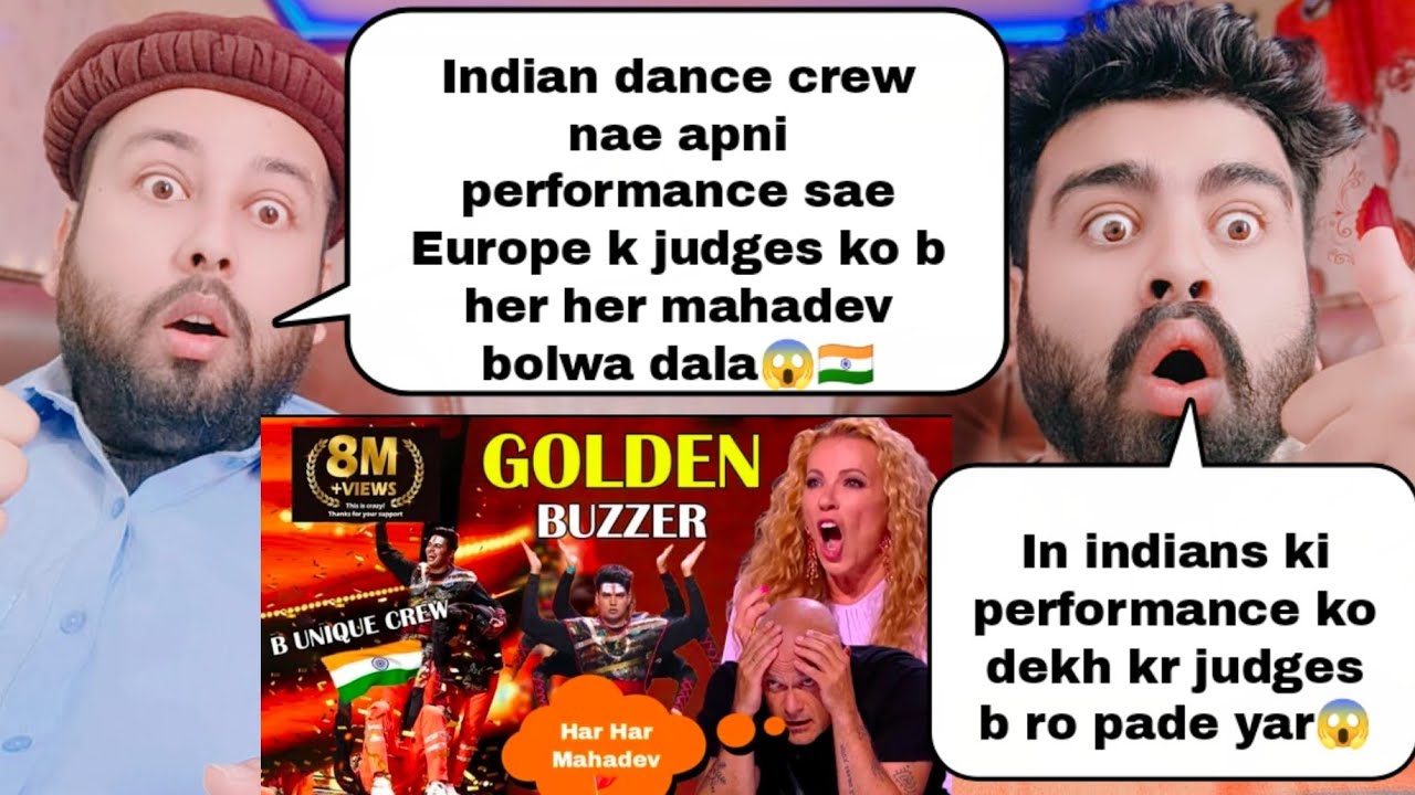 Be Unique India की परफॉरमेंस देख यूरोपियन जजस भी बोल पड़े हर हर महादेव | Indians Shocked Europe