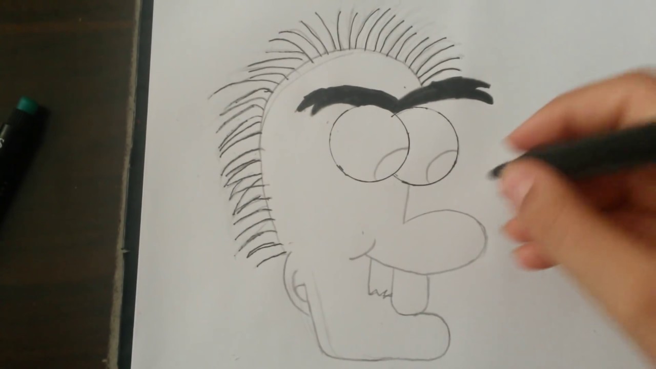 Kolay Karikatur Cizimi 1 Youtube