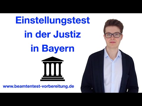 EINSTELLUNGSTEST in der JUSTIZ BAYERN | LPA TEST BAYERN | www.beamtentest-vorbereitung.de