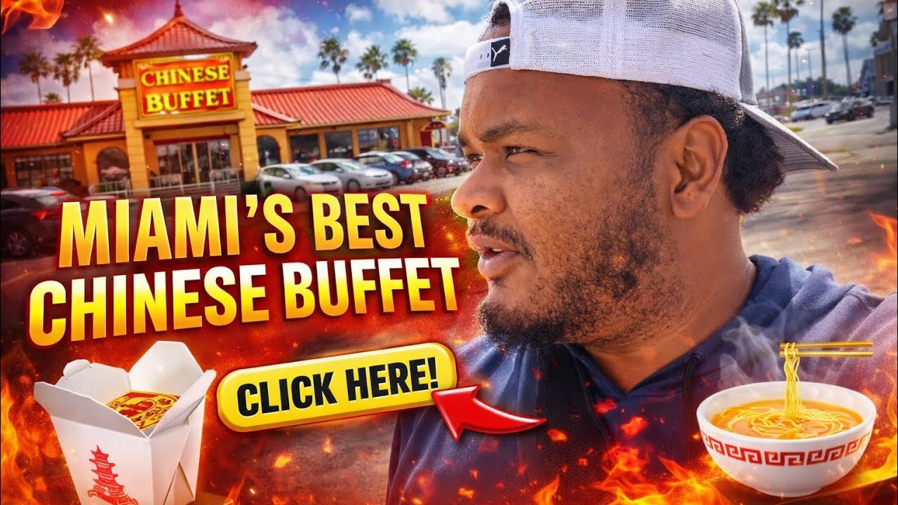I TRIED MIAMI’S BEST CHINESE BUFFET 🤯🔥🏝️ 