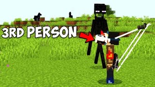 I Beat Minecraft in 3rd Person!