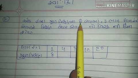 સમપ્રમાણ અને વ્યસ્તપ્રમાણ ધોરણ 8 સ્વાધ્યાય 13.1 પ્રશ્ન 2 NCERTમુજબ