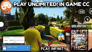 UNLIMITED IN GAME CC! | Play infinity time😱| Secret trick🤫🔥