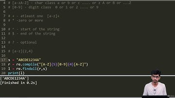 2  Introduction to RE Module  Regx Meta characters