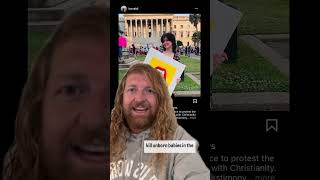 Far left abortion activist gets radically saved by Jesus! 😭🙏🏽✝️ #letusworship