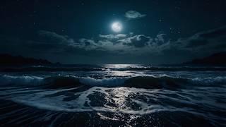 All Night Long Ocean Waves – Gentle Deep Sleep Therapy for Emotional Healing and Calm