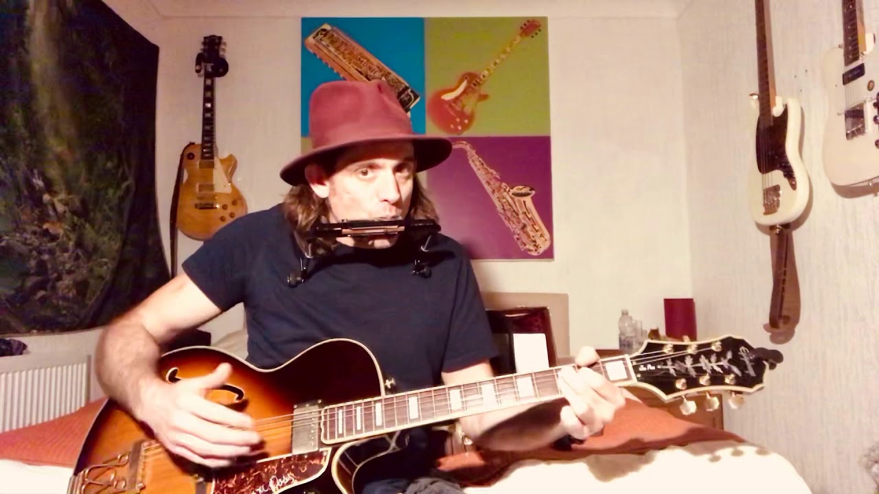 Refuse to be blue. New song on new guitar Epiphone Emperor ii Joe Pass.