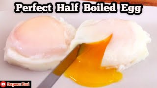 Cara membuat telur setengah matang yang benar | ANTI GAGAL | Perfect Time