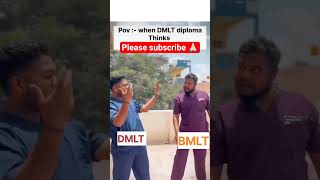 Dmlt vs bmlt #lablove #mlt ##lablove #mlt #pathology #labstudents🔬🔭 #lab #labstaff #laboratry
