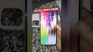 new update iOS 26.5 #ios26 #iphone #iphoneupdates #tweening #audio #update #viral