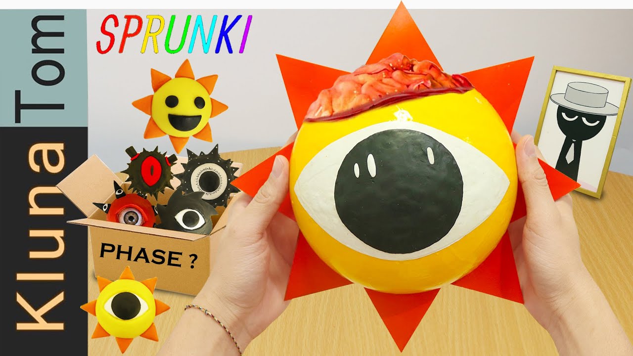 Face to Face Mr. Sun clay food asmr 🤣 MUKBANG ASMR Kluna Tik Style