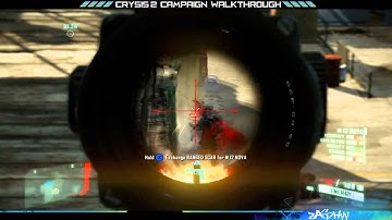 Crysis 2 Campaign Walkthrough - Mission 5 (Lab Rat) Part 1/2 [HD 1080p]