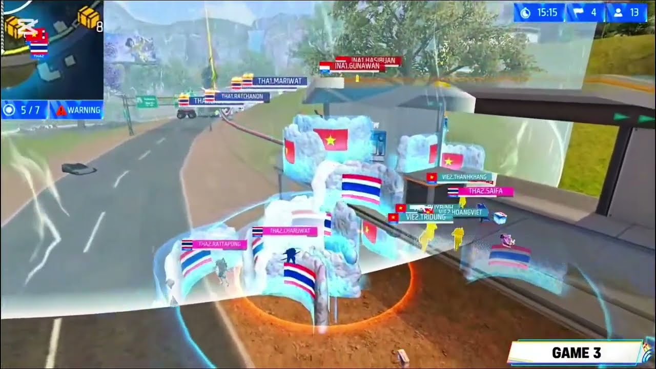 Seagame2025 tournament in Thailand 🇻🇳🇹🇭🇱🇷🇱🇦🇮🇩🇹🇱 freefire #freefire #seagame2025 