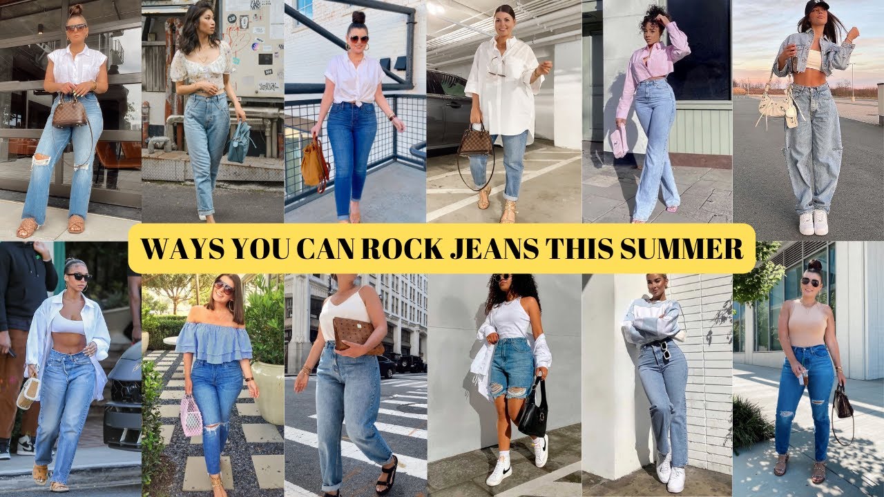 ELEGANT WAYS YOU CAN ROCK JEANS THIS SUMMER#jeans #fashion #summer