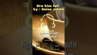 Download Lagu Literasi_vidgram cover music by: Anisa Salma (Ora Biso Lali) MP3