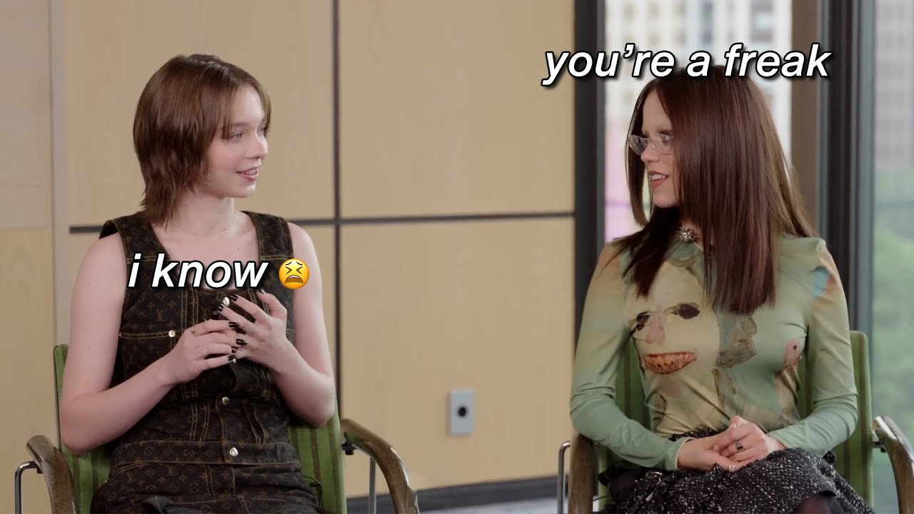 Jenna Ortega and Emma Myers being too extra together | pt 2