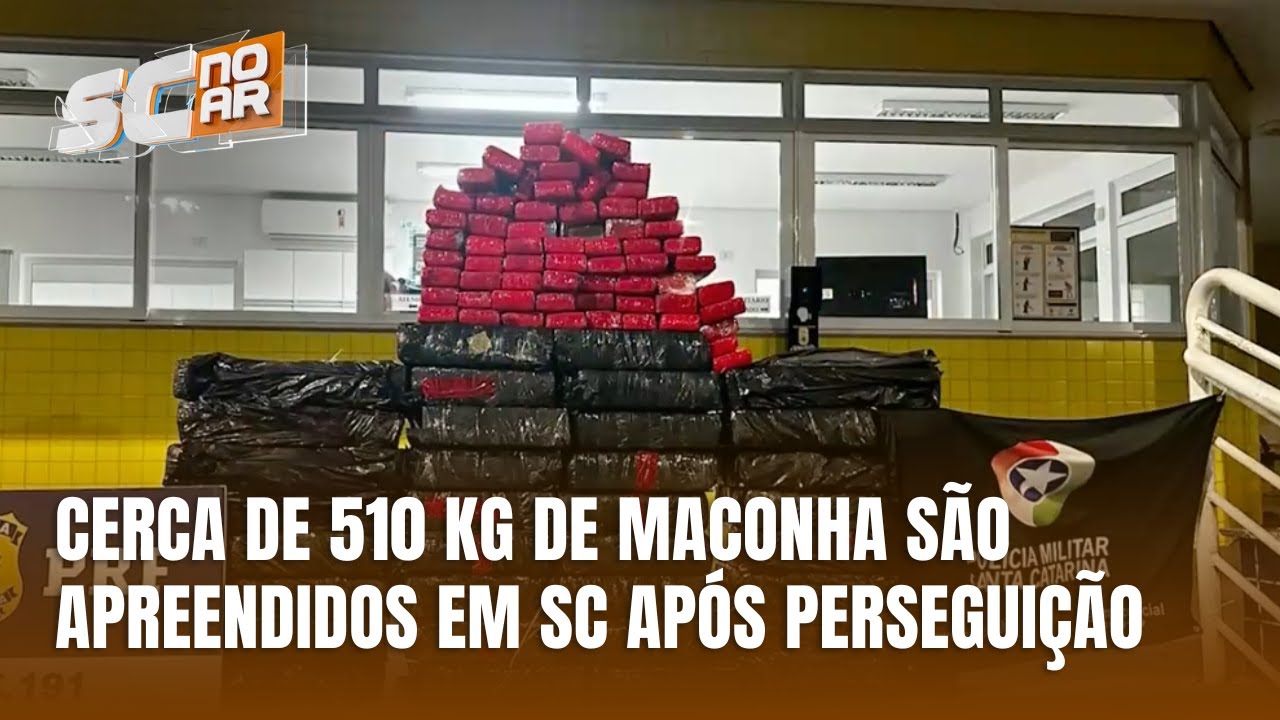 Polícia apreende mais de 500 kg de maconha em água doce, SC