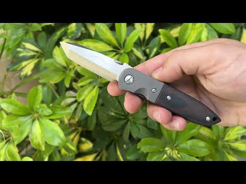 Ernest Emerson CQC-5 W/ Extra Pete Gray Monster Thumb Disk Custom Knife From R1MarketPlace