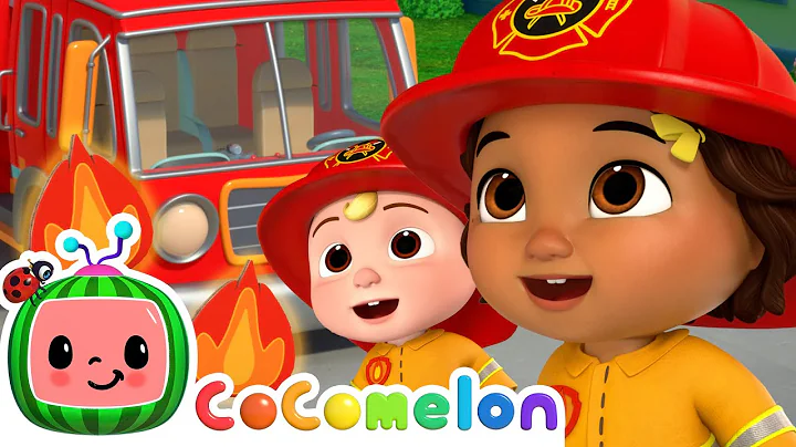 Nina's Wheels on the Fire Truck! | Nina's Familia | CoComelon Nursery Rhymes & Kids Songs