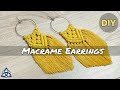 DIY | Most POPULAR Macrame Earrings on INSTAGRAM | Macrame Jewelry