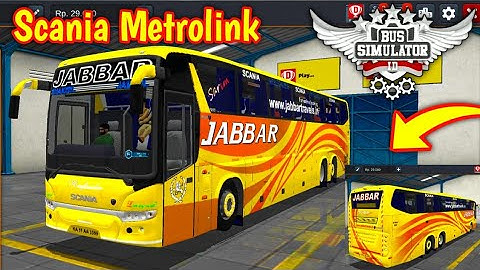 🔴scania metrolink bussid mod | bus simulator indonesia kaise start kare