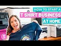 💰How to Start a T Shirt Business at Home with Silhouette or Cricut
