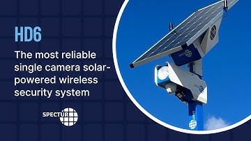Spectur HD6: The most reliable single camera solar-powered wireless security system
