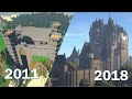 Every Castle I've ever build in Minecraft
