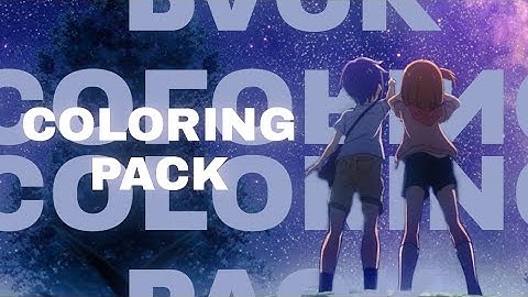 Coloring pack「Alight Link + XML File 」| Alight Motion | no needed credit