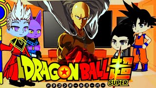 (Dragon Ball Super) Reagindo Ao Saitama (One Punch Man) Pausa Pro React // Gacha Club