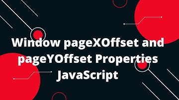 JavaScript Tutorial in Hindi #85 Window pageXOffset and pageYOffset Properties JavaScript