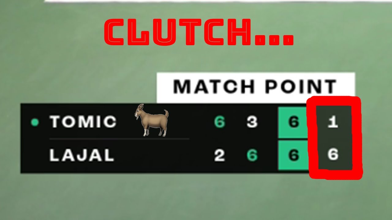 The GOAT Bernard Tomic Would not be Denied... 🐐