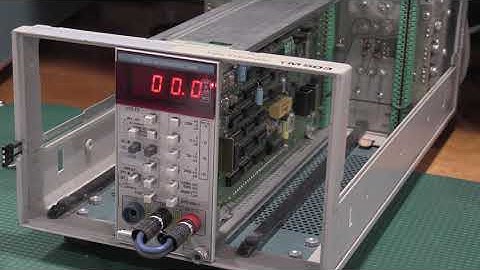 Dmm502A Calibration and Check In