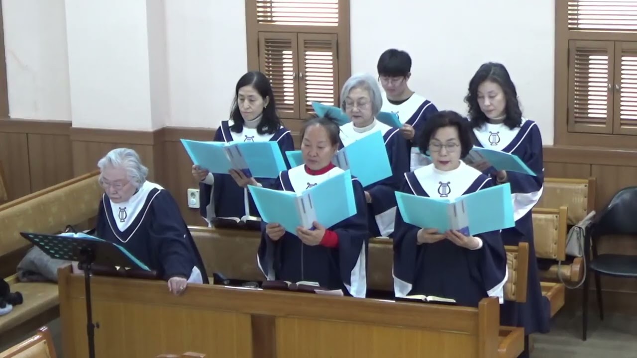 2025-2-15 시온찬양대 찬양 (예수가 우리를 부르는 소리) / 강릉온누리교회 주일예배