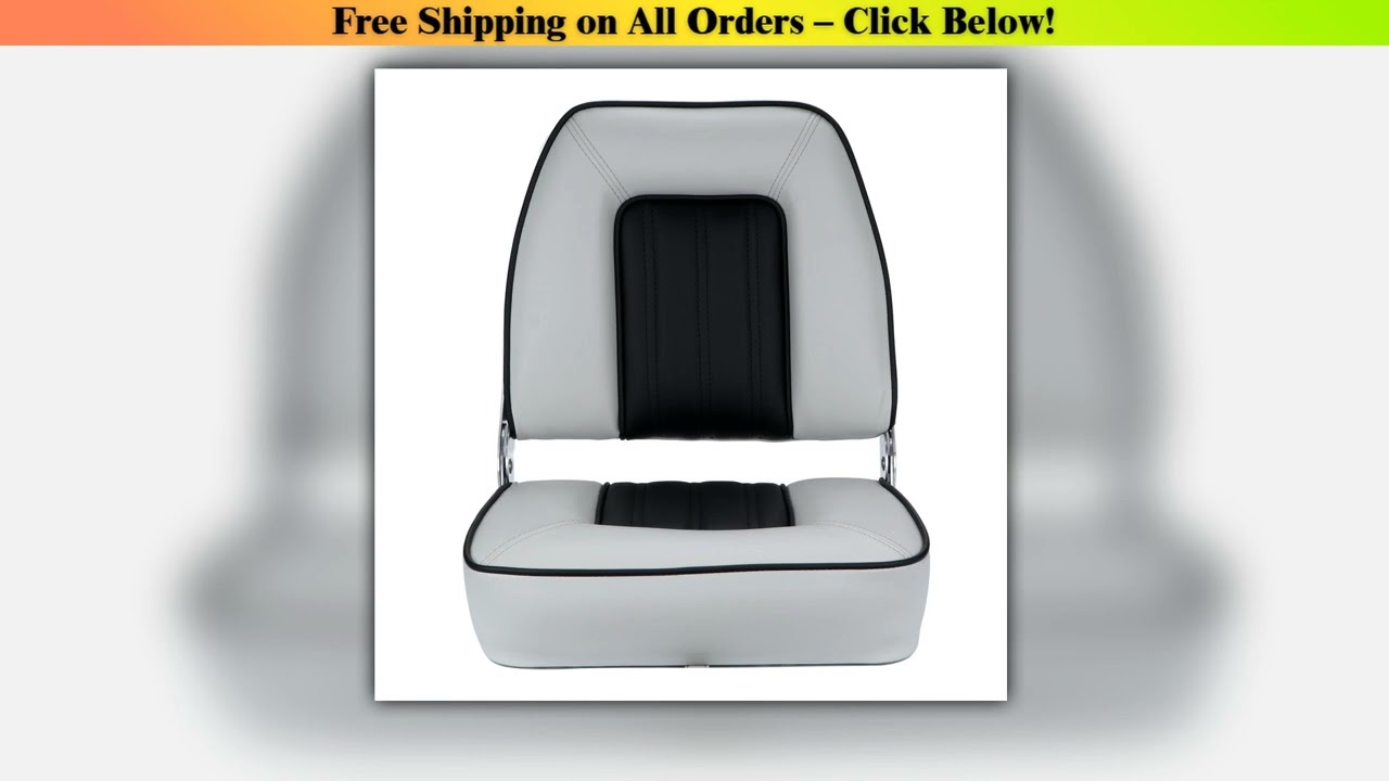 Marine Boat Folding Chair, FRP, Aluminum Alloy, Boat Seat, Outdoor Fishing, Sailor, Swivel Folding